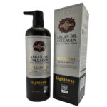 شامپو آرگان برند لایتنس مدل طوسی حجم 1000 میلی لیتر